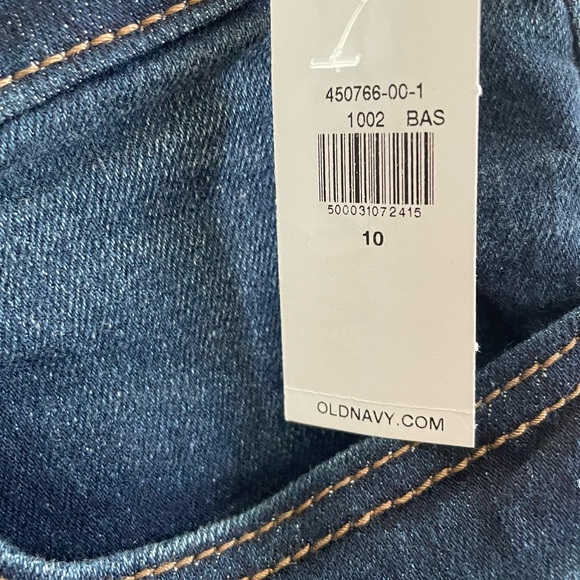 Old Navy Mid Rise Rockstar Super Skinny size 10 *NWT* - Picture 3 of 4